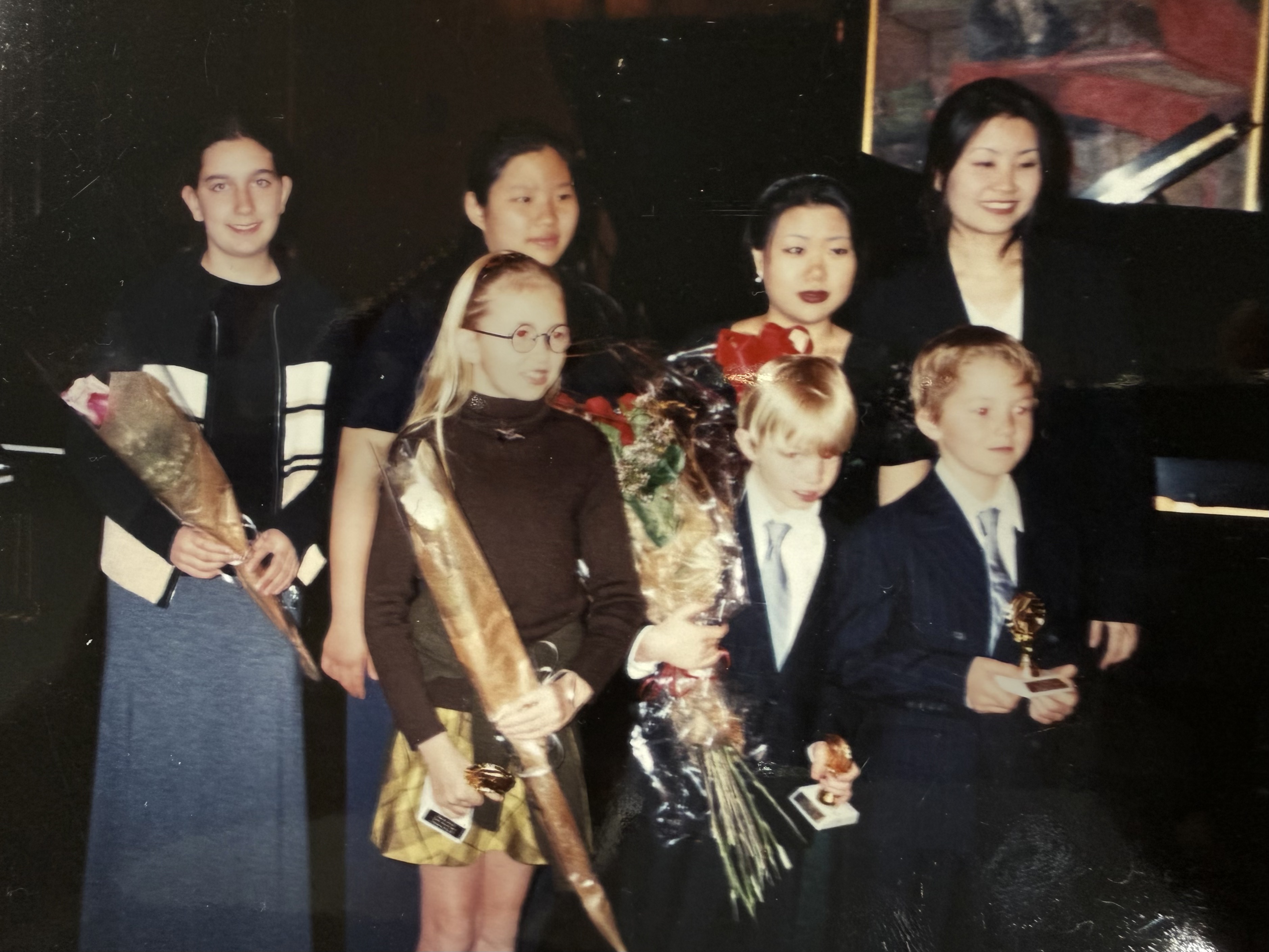 Gia Ree students performing at Steinway Hall in New York City